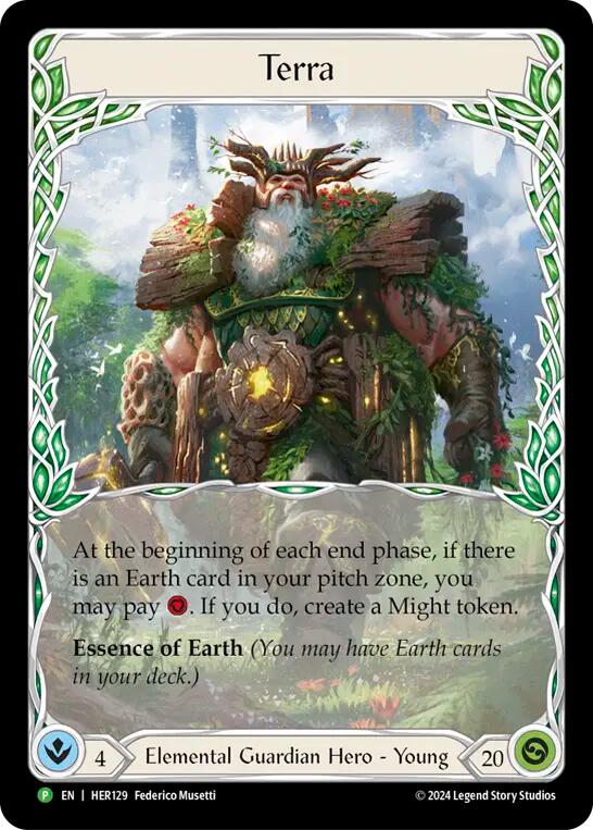 Terra [HER129] (Promo)  Cold Foil | Good Games Cannington