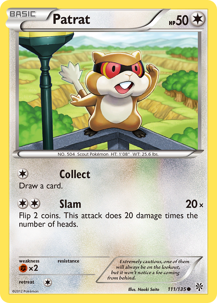 Patrat (111/135) [Black & White: Plasma Storm] | Good Games Cannington