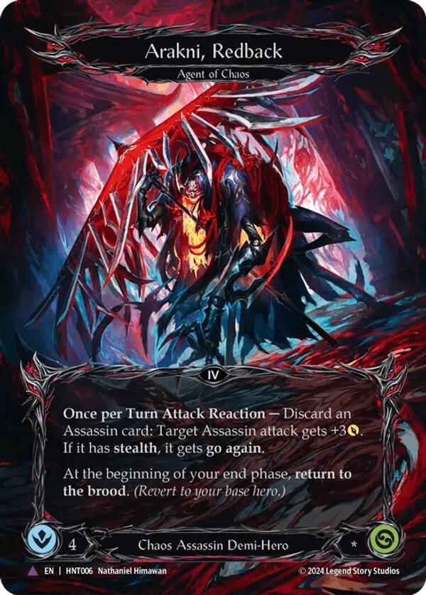 Arakni, Redback [HNT006] (The Hunted)  Cold Foil | Good Games Cannington