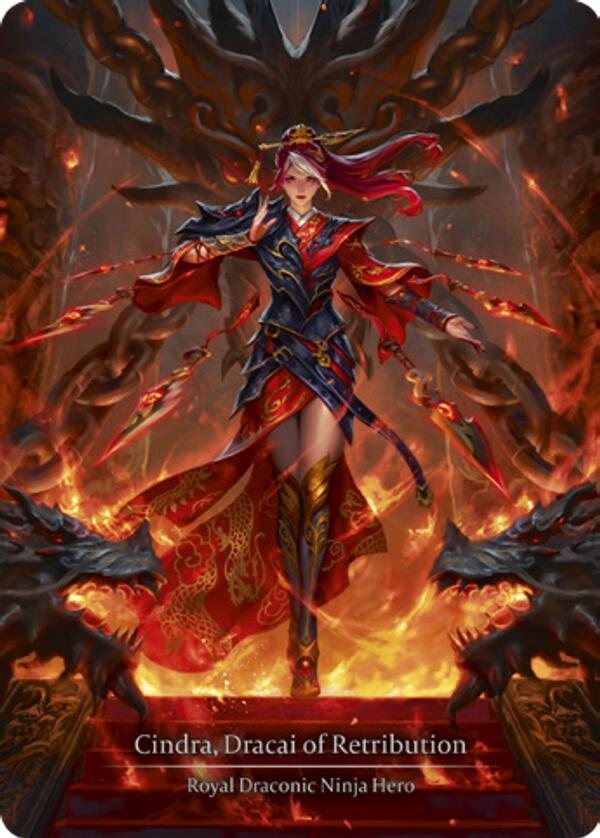 Cindra, Dracai of Retribution [HNT054] (The Hunted)  Cold Foil | Good Games Cannington