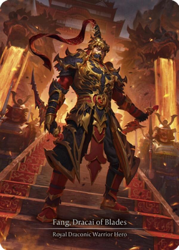 Fang, Dracai of Blades [HNT098] (The Hunted)  Cold Foil | Good Games Cannington