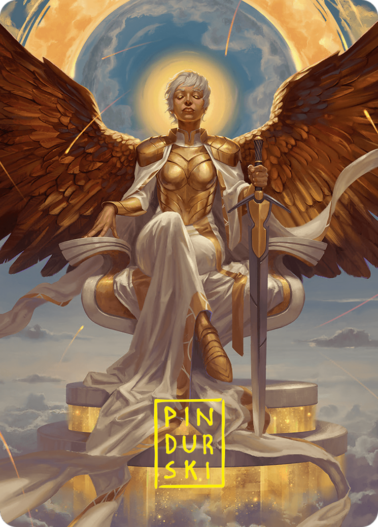 Herald of Eternal Dawn Art Card (27/54) [Foundations Art Series] | Good Games Cannington