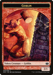 Dragon // Goblin Double-Sided Token [Ravnica Allegiance Guild Kit Tokens] | Good Games Cannington