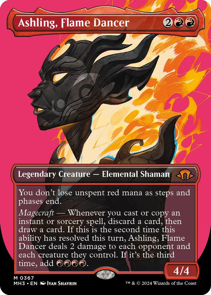 Ashling, Flame Dancer 367 (Modern Horizons 3)  - Borderless | Good Games Cannington