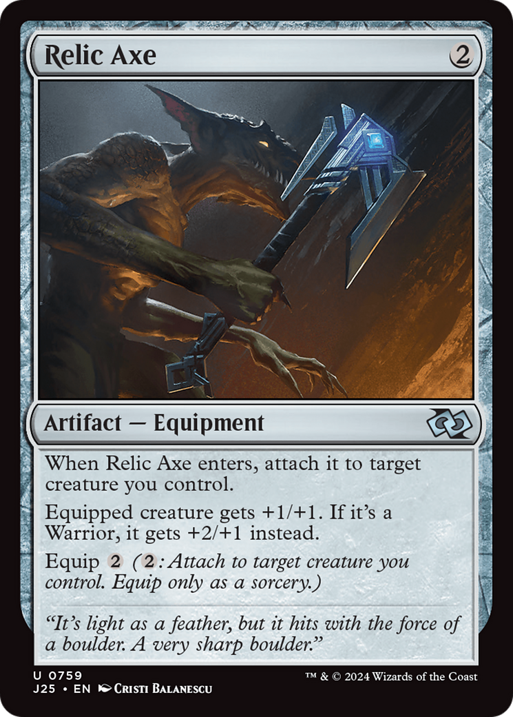 Relic Axe [Foundations Jumpstart] | Good Games Cannington