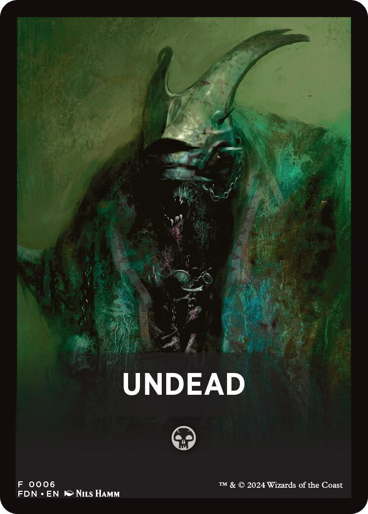 Undead Theme Card [Foundations Tokens] | Good Games Cannington