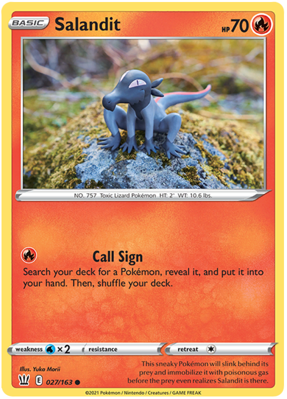 Salandit (027/163) [Sword & Shield: Battle Styles] | Good Games Cannington