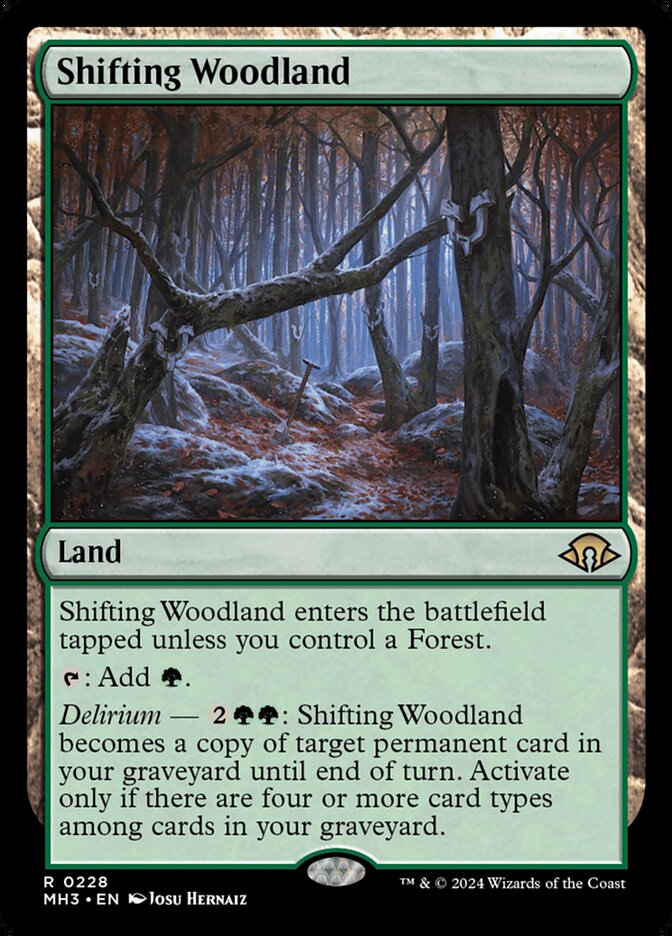 Shifting Woodland 228 (Modern Horizons 3)  - Foil | Good Games Cannington