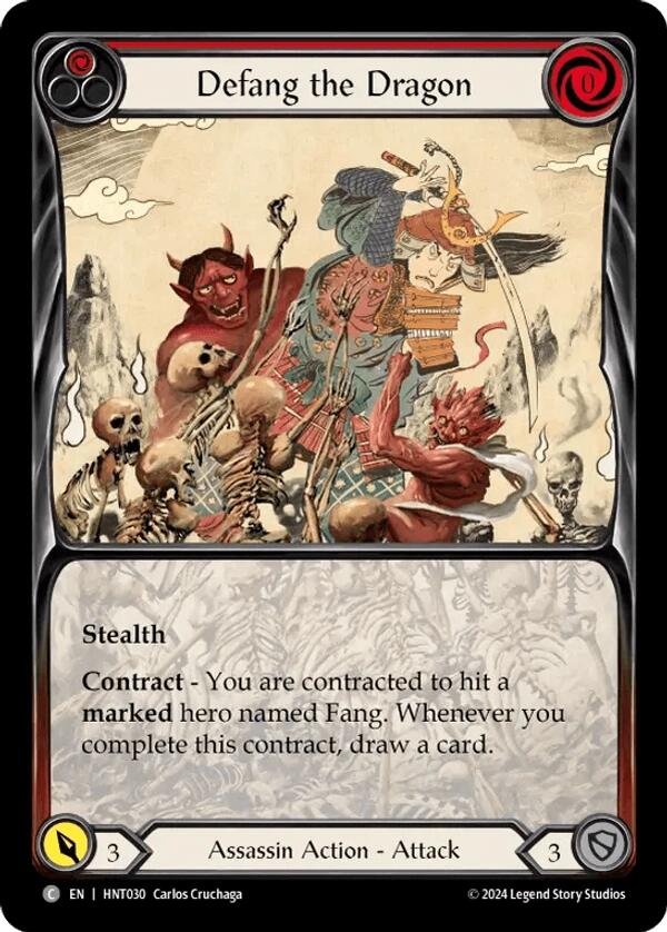 Defang the Dragon [HNT030] (The Hunted)  Rainbow Foil | Good Games Cannington