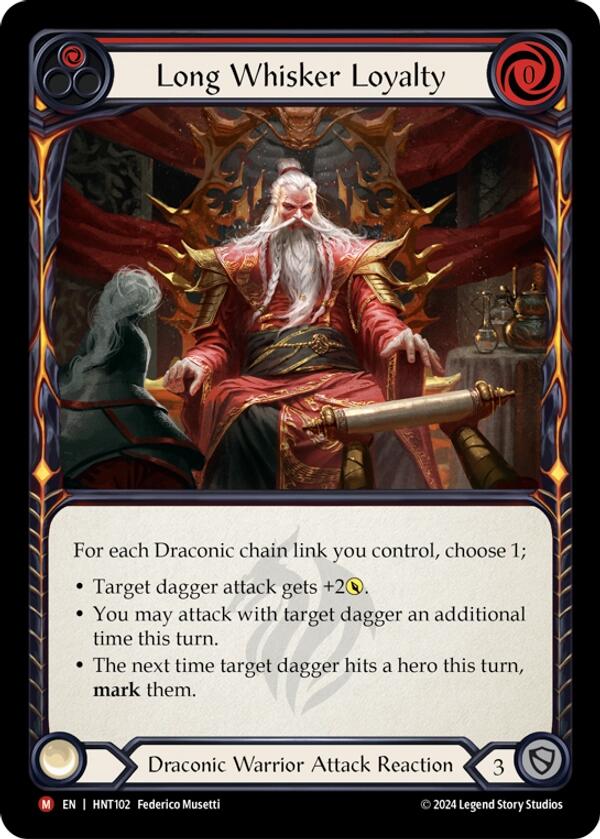 Long Whisker Loyalty [HNT102] (The Hunted)  Rainbow Foil | Good Games Cannington