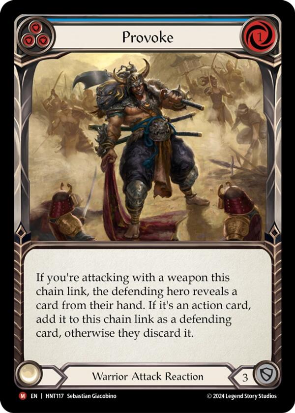 Provoke [HNT117] (The Hunted)  Rainbow Foil | Good Games Cannington