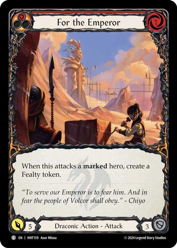 For the Emperor [HNT159] (The Hunted)  Rainbow Foil | Good Games Cannington