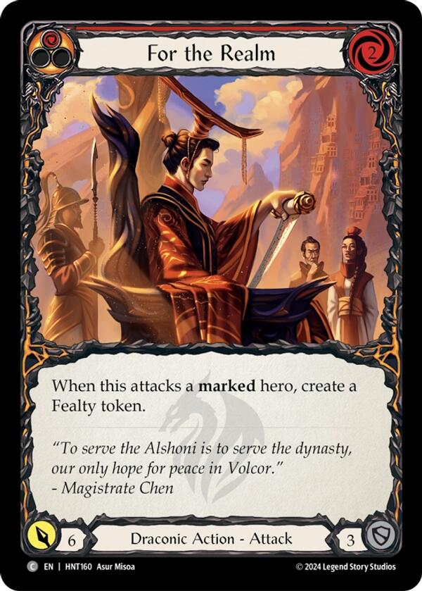 For the Realm [HNT160] (The Hunted)  Rainbow Foil | Good Games Cannington