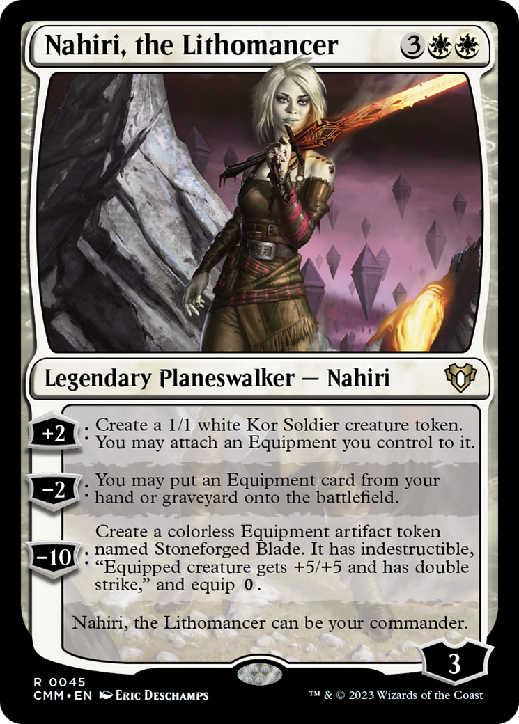 Nahiri, the Lithomancer [Commander Masters] | Good Games Cannington