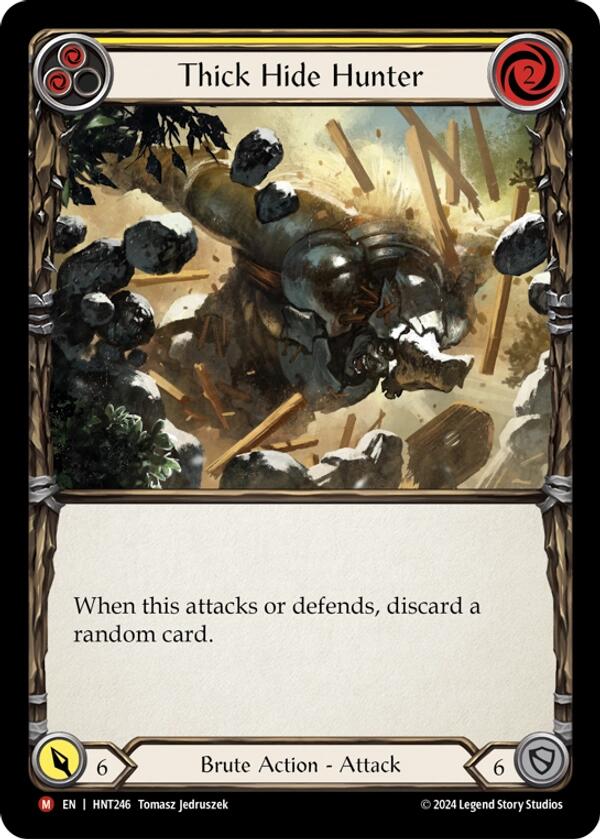 Thick Hide Hunter [HNT246] (The Hunted)  Rainbow Foil | Good Games Cannington
