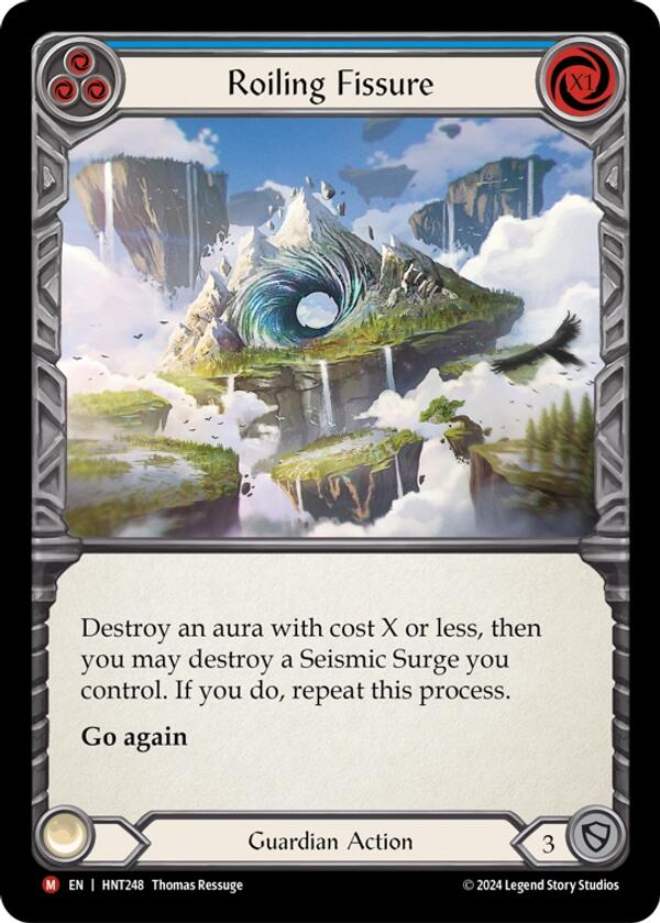 Roiling Fissure [HNT248] (The Hunted)  Rainbow Foil | Good Games Cannington