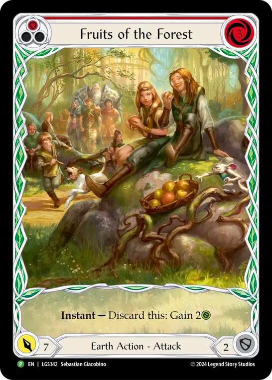 Fruits of the Forest (Red) [LGS342] (Promo)  Rainbow Foil | Good Games Cannington