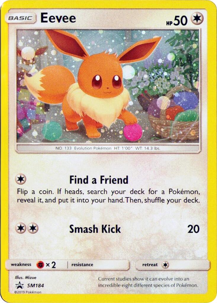 Eevee (SM184) (Cosmos Holo) [Sword & Shield: Black Star Promos] | Good Games Cannington