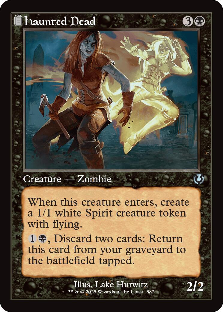 Haunted Dead (Retro Frame) [Innistrad Remastered] | Good Games Cannington