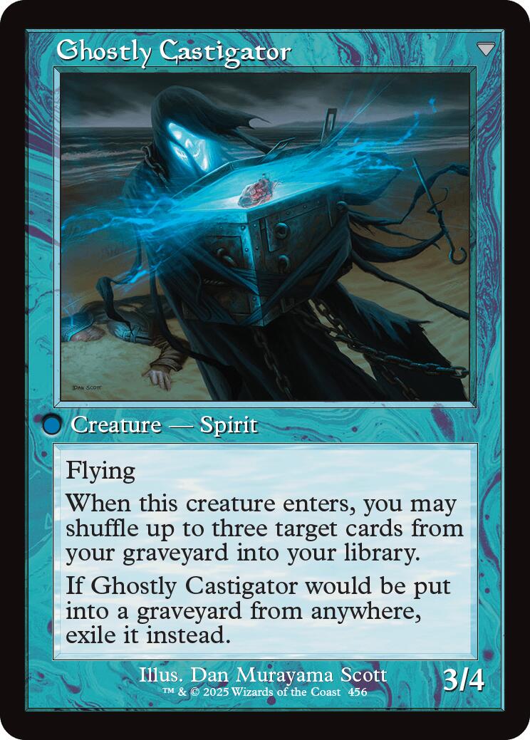 Covetous Castaway // Ghostly Castigator (Retro Frame) [Innistrad Remastered] | Good Games Cannington