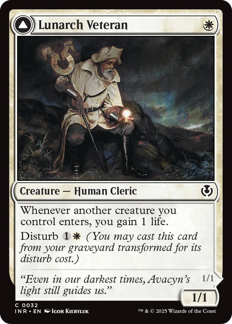 Lunarch Veteran // Luminous Phantom [Innistrad Remastered] | Good Games Cannington