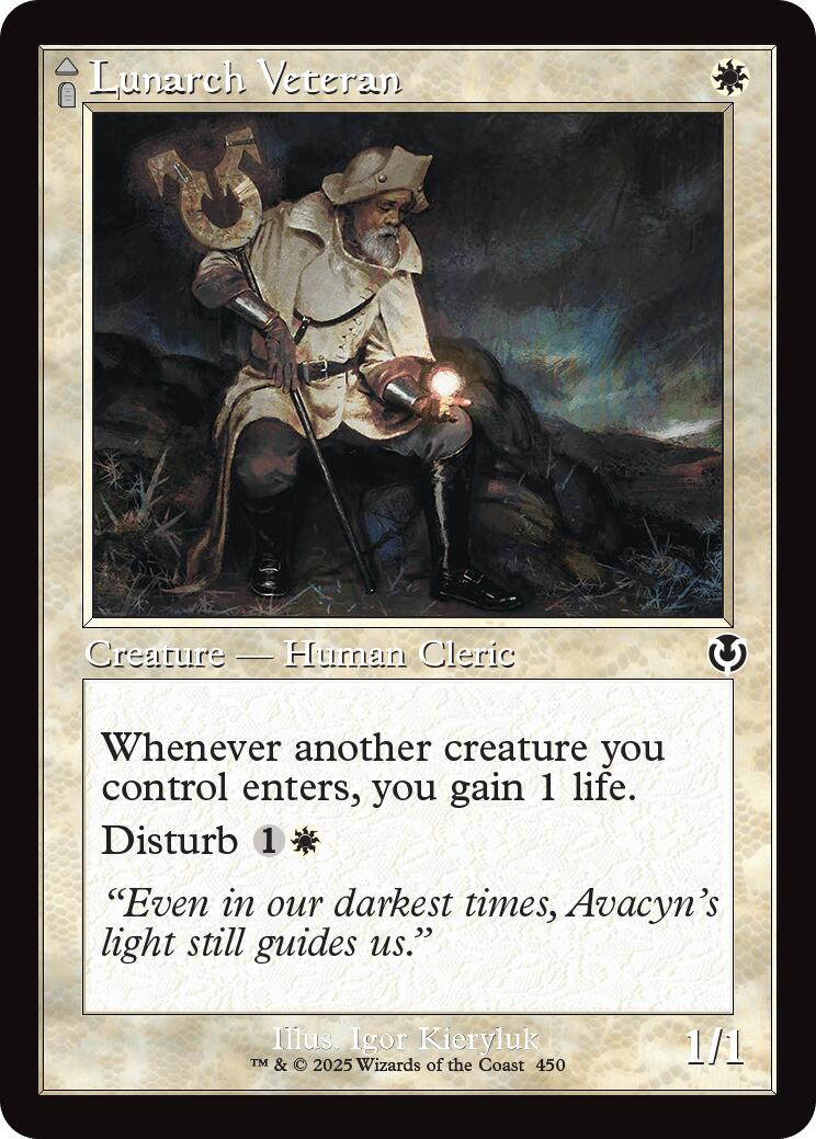 Lunarch Veteran // Luminous Phantom (Retro Frame) [Innistrad Remastered] | Good Games Cannington