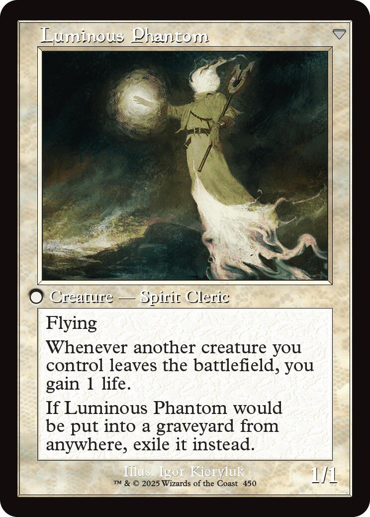 Lunarch Veteran // Luminous Phantom (Retro Frame) [Innistrad Remastered] | Good Games Cannington
