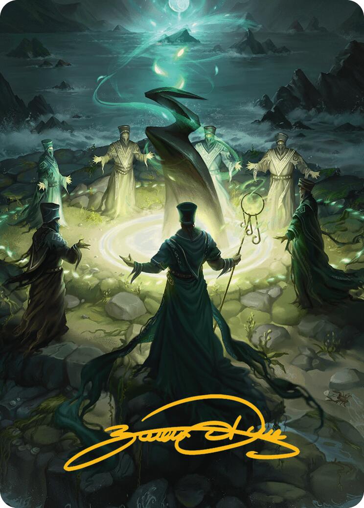 Cryptolith Rite Art Card (Gold-Stamped Signature) [Innistrad Remastered Art Series] | Good Games Cannington