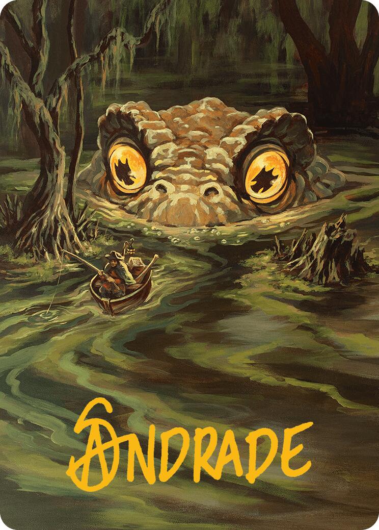 The Gitrog Monster Art Card (Gold-Stamped Signature) [Innistrad Remastered Art Series] | Good Games Cannington