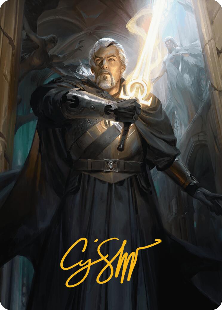 Odric, Lunarch Marshal Art Card (Gold-Stamped Signature) [Innistrad Remastered Art Series] | Good Games Cannington