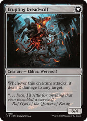 Smoldering Werewolf // Erupting Dreadwolf [Innistrad Remastered] | Good Games Cannington