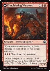 Smoldering Werewolf // Erupting Dreadwolf [Innistrad Remastered] | Good Games Cannington