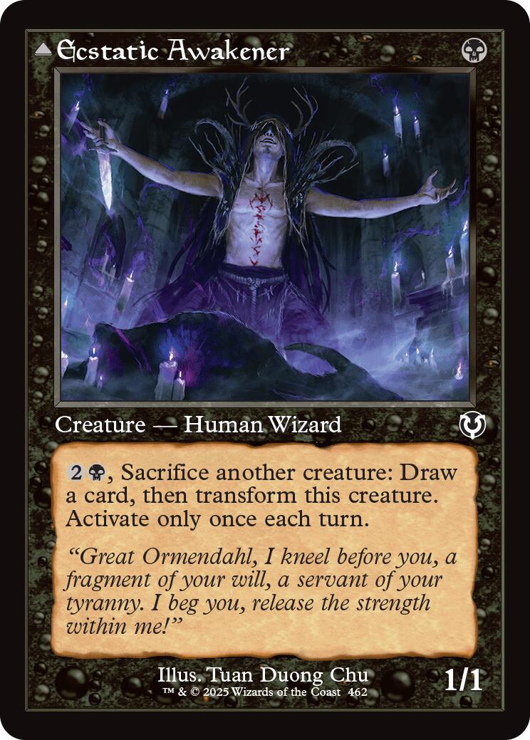 Ecstatic Awakener // Awoken Demon (Retro Frame) [Innistrad Remastered] | Good Games Cannington