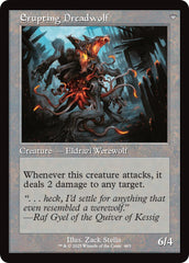 Smoldering Werewolf // Erupting Dreadwolf (Retro Frame) [Innistrad Remastered] | Good Games Cannington