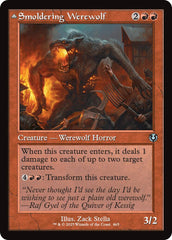 Smoldering Werewolf // Erupting Dreadwolf (Retro Frame) [Innistrad Remastered] | Good Games Cannington