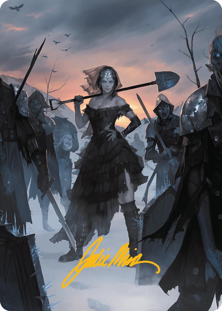 Heartless Summoning Art Card (Gold-Stamped Signature) [Innistrad Remastered Art Series] | Good Games Cannington