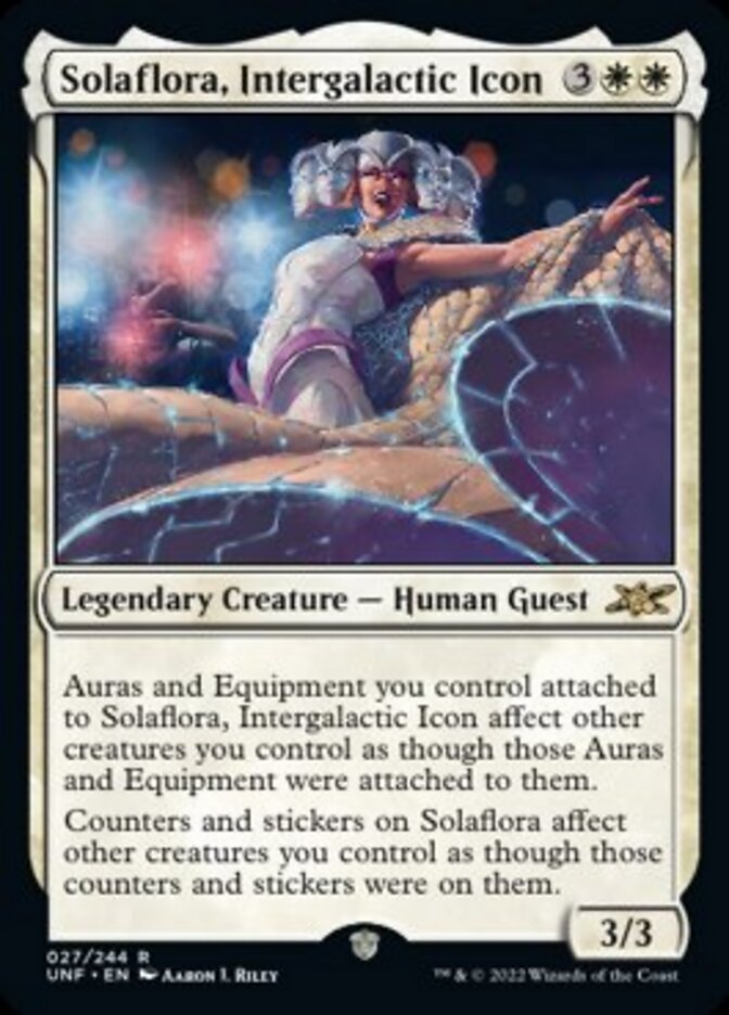 Solaflora, Intergalactic Icon [Unfinity] | Good Games Cannington