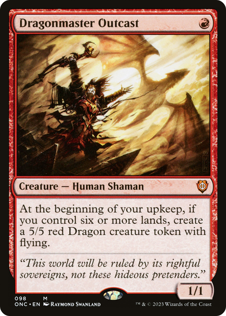 Dragonmaster Outcast [Phyrexia: All Will Be One Commander] | Good Games Cannington