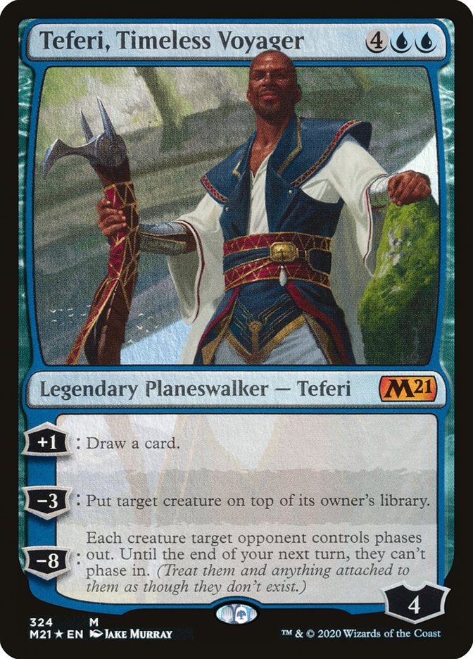 Teferi, Timeless Voyager 324 (Core Set 2021)  - Foil | Good Games Cannington