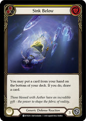 Sink Below (Yellow) [U-WTR216] (Welcome to Rathe Unlimited)  Unlimited Rainbow Foil | Good Games Cannington