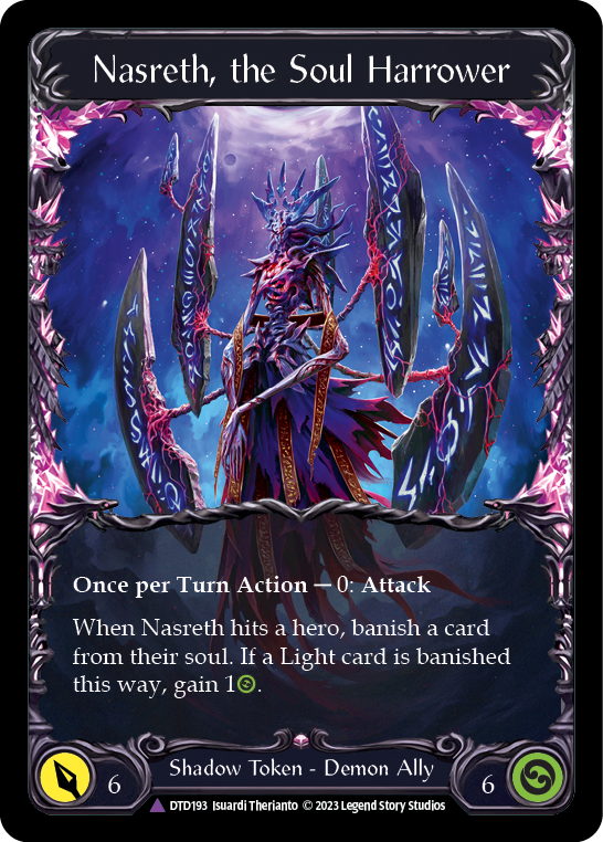 Nasreth, the Soul Harrower (Marvel) [DTD193-CF] (Dusk Till Dawn)  Cold Foil | Good Games Cannington