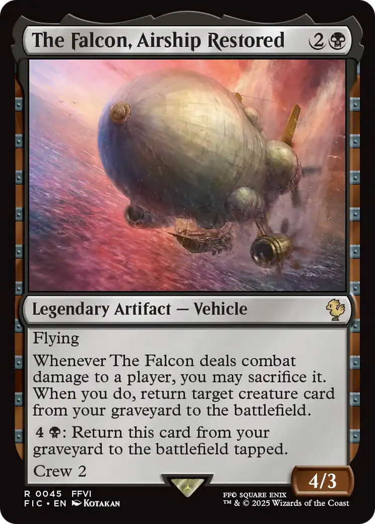 The Falcon, Airship Restored [FINAL FANTASY Commander] | Good Games Cannington