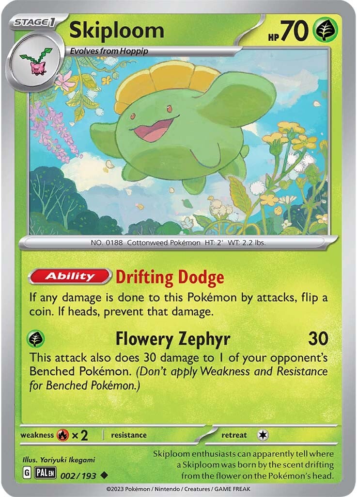 Skiploom (002/193) [Scarlet & Violet: Paldea Evolved] | Good Games Cannington