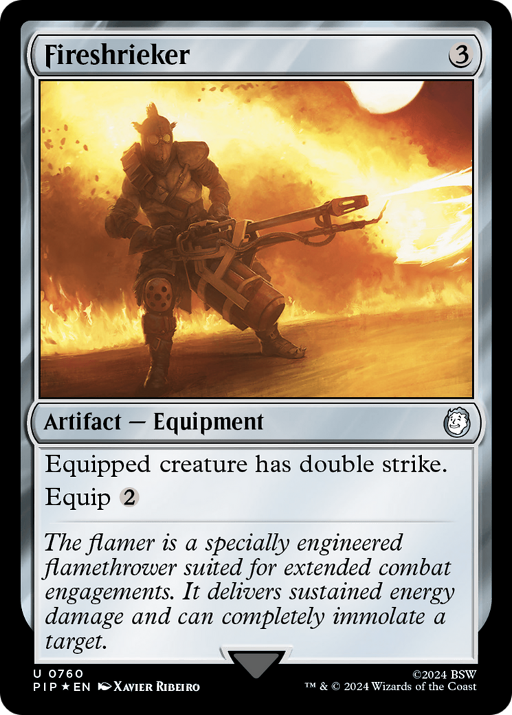 Fireshrieker (Surge Foil) [Fallout] | Good Games Cannington