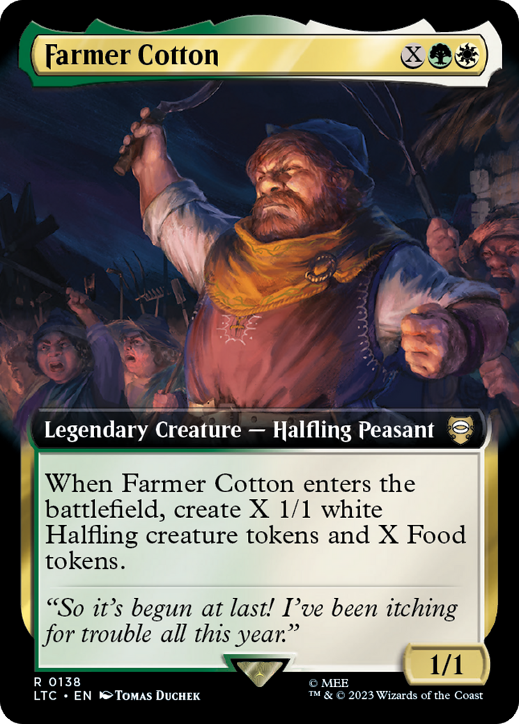 Farmer Cotton (Extended Art) [The Lord of the Rings: Tales of Middle-Earth Commander] | Good Games Cannington