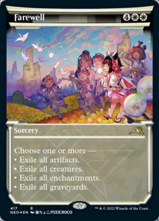 Farewell (Showcase) (Foil Etched) [Kamigawa: Neon Dynasty] | Good Games Cannington