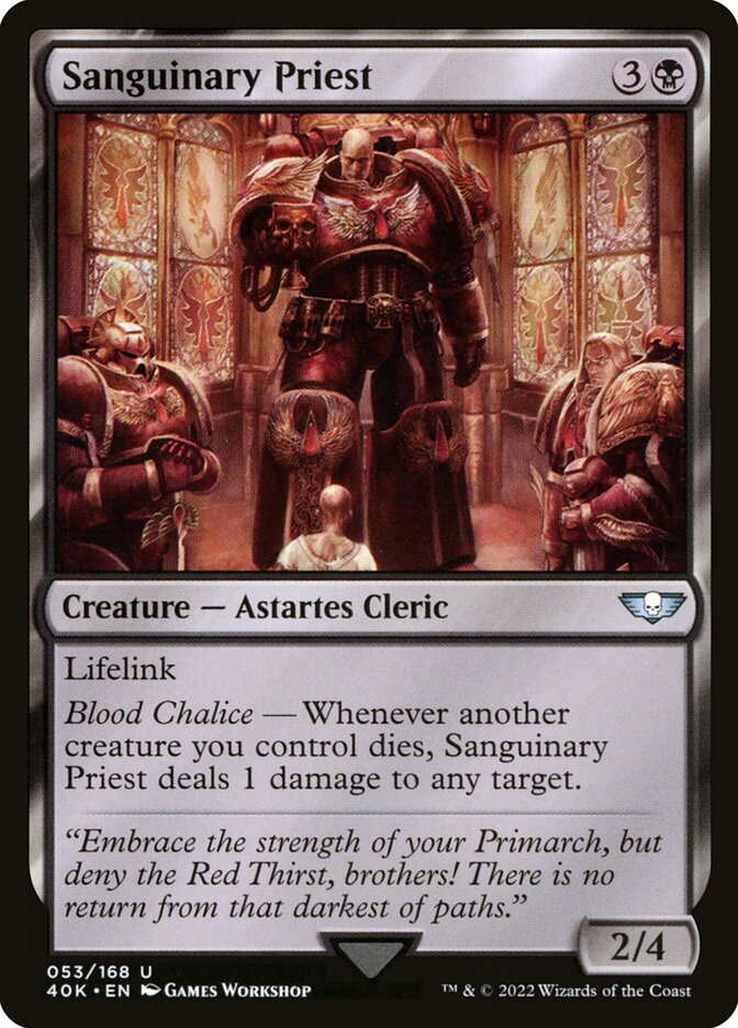 Sanguinary Priest 53/617 (Universes Beyond: Warhammer 40,000)  | Good Games Cannington