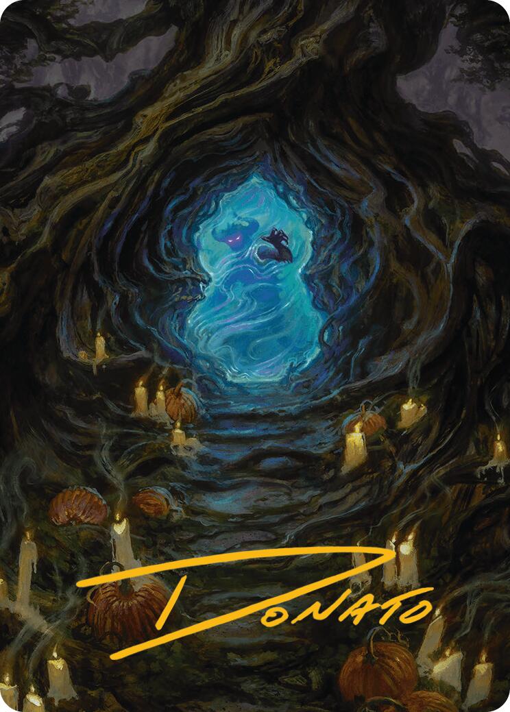 Conjurer's Closet Art Card (Gold-Stamped Signature) [Innistrad Remastered Art Series] | Good Games Cannington