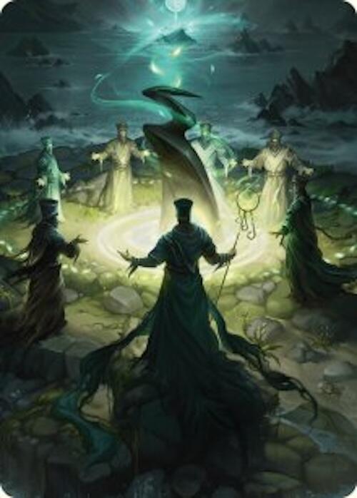 Cryptolith Rite Art Card [Innistrad Remastered Art Series] | Good Games Cannington