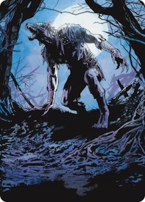 Krallenhorde Howler Art Card [Innistrad Remastered Art Series] | Good Games Cannington